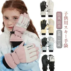 子供へのギフトスキー手袋 グローブ 5本指 スキーグローブ スノボ キッズ ジュニア 子供 スノーグローブ 防水 スマホ対応 防寒 撥水 裏起毛 スキー スノボ 遊 CCETXW1117P140