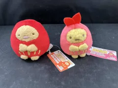 すみっコぐらし　だるま　タグ付き　とんかつ　えびふらいのしっぽ　すみっコぐらし神社　てのりぬいぐるみ　　2個セット　サンエックス