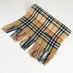 t1980 バーバリー マフラー ノバチェック ウール100% イングランド製  男女兼用 ユニセックス ベージュ  キャメル