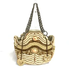 JAMINPUECH ジャマンピュエッシュ チェーントートバッグ  スパンコール レザー    ベージュ レディース / 240001173457