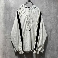 OLD NIKE center wash anorak parker blouson センタースウォッシュアノラックパーカーブルゾン ホワイト ブラック サイズM オールドナイキ