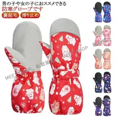 子供へのギフトスノーグローブ ミトンタイプ 手袋 子供用 男の子 女の子 雪遊び スケート 防寒 幼児 保育園 滑り止め 幼稚園 通園 裏起毛 スキーグローブ キッ CCETXW1117P048