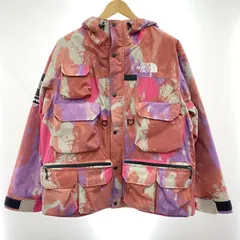 【中古】Supreme×THE NORTH FACE 20SS Cargo Jacket サイズL ピンク シュプリーム[91]