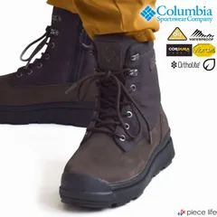 コロンビア Columbia ブーツ レースアップ サップランド メンズ レディース 保温 防水 暖かい 防滑 滑らない 熱反射 コーデュラ ウィンターブーツ 通勤 通学 雨 雪 202 Dark Brown YU9533