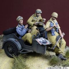 バンプー様専用】1/35 ドイツ軍 サイドカー兵士セット 塗装済み完成品