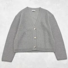 MARGARET HOWELL　マーガレットハウエル　カーディガン　ショート　クロップド　厚地　ウール　日本製　レディース　2　a00578