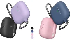 国内正規品 KeyBudz AirPods Pro 3ケース Elevate シリコンケース 上下一体型のフルカバー設計 ストラップホールとカラビナ付き KB28315APP3 KB28316APP3 KB28317APP3 KB28318APP3