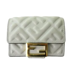 【FENDI】フェンディ マイクロウォレット コンパクト 三つ折り財布 FENDI（フェンディ） 三つ折り財布 8M0480 ALV4 レディース FF