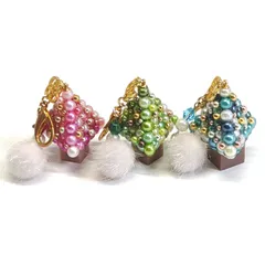 【ハンドメイド】 レジン チャーム クリスマスツリー