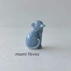 ホテルブリストルパリ　フェーブ　フェーヴ　陶器　新品　置物　猫　パリ　希少品 ホテルブリストルパリ フェーブ フェーヴ 陶器 新品 置物 猫 パリ 希少