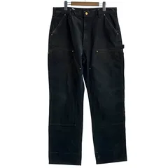 カーハート Carhartt 00's ダブルニー ワークパンツ ダック カーゴパンツ ブラック 36×32サイズ 201MB-1191 VB