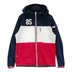 サイズ：M TOMMY HILFIGER GOLF トミー ヒルフィガーゴルフ  フード付 ナイロンジャケット  ネイビー系 [240101562334] ゴルフウェア レディース ストスト