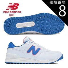 種類8：ホワイト/ブルー(P3)/26.5cm ニューバランス 574 v3 SL スパイクレスモデル ゴルフシューズ カラー：ホワイト/ブルー UGS574P3 