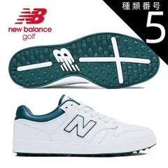 種類5：ホワイト/グリーン(PA)/25.0cm ニューバランス 480 v1 SL スパイクレスモデル ゴルフシューズ カラー：ホワイト/グリーン UGC480PA 