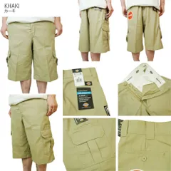 DICKIES ディッキーズ ショートパンツ WR557 カーゴショーツ カーキ KHAKI ショーツ カルチャー TATOO ローライダーハーフパンツ チカーノ 太め HIPHOP