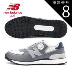 種類8：グレー/ネイビー/2E/26.0cm ニューバランス 574 v4 SL BOA スパイクレスモデル ゴルフシューズ カラー：グレー/ネイビー UG574BJ4 