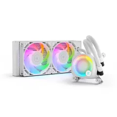 EKWB イーケーダブルビー オールインワン水冷CPUクーラー RGB 240mm ホワイト EK-Nucleus AIO CR240 Lux D-RGB-White