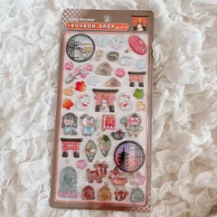 ボンボンドロップシール　古都めぐり　シール　ぷっくり　正規品　クーリア