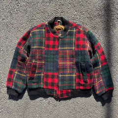 ヴィンテージ ウールリッチ ペッチワーク ウール ジャケット