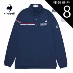 種類8：WH00(ホワイト)/3L ルコックスポルティフ ゴルフ 鹿の子 長袖 ポロシャツ ウェア メンズ 2025年春夏モデル M-3L LG5SLS00M 
