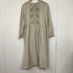 Samansa Mos2 サマンサモスモス ワンピース ロングスカート 長袖ロングワンピース ノーカラーシャツワンピース フレアスカート