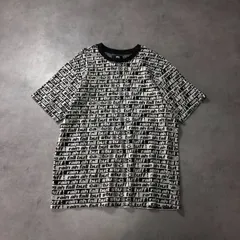 GQ4082◇STUSSY / CPFM : ジャガード クルーネック半袖ニットシャツ◇M◇白系 ストューシー カクタスプラントフリーマーケット Tシャツ