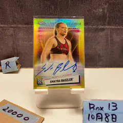 2021 Topps Chrome Shayna Baszler 15/50 直筆サインカード WWE RAW Gold Refractor Parallel カード