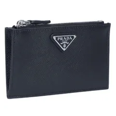 プラダ PRADA カードケース フラグメントケース 財布 小銭入れ コインケース SAFFIANO TRIANG サフィアーノトライアングル PORTACARTE CREDITO 2MC086 QHH F0002 NERO 【お取り寄せ】