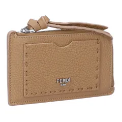 フェンディ FENDI カードケース コインケース SELLERIA セレリア 8M0489 ARC1 F0EMR CAPPUCCINO+PALLADIO フラグメントケース 【お取り寄せ】