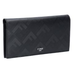 FENDI シャドー 財布 ブラックレザー 財布 - メルカリ