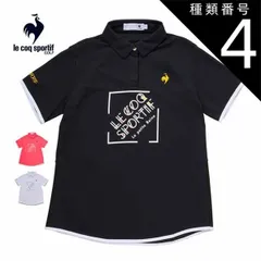 種類4：BK00(ブラック)/L ルコックスポルティフ ゴルフ サンスクリーン Aラインシルエット 半袖 ポロシャツ ウェア レディース 2025年春夏モデル S-LL LG5SHS03L 