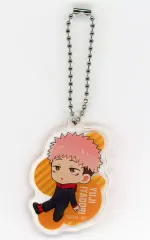 【中古】キーホルダー 虎杖悠仁 「呪術廻戦カフェ2025 渋谷事変 ミニキャラアクリルキーホルダー」
