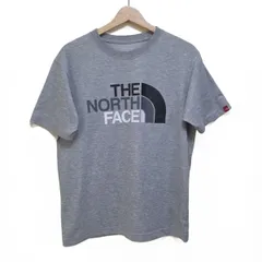 THE NORTH FACE(ノースフェイス) 半袖Tシャツ サイズL レディース美品  - ライトグレー×黒×白 クルーネック
