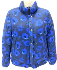 DAMA collection ダウンハーフジャケット 花柄 ブルー系のサムネイル