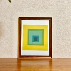 新品☆額縁付アートポスター☆Rob Delamater（ロブ・デラメーター）☆版画☆抽象画☆デザイン☆ALMOST BLUE☆569