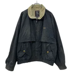 GEAR ジャケット XXL ブラック ベージュ ジップアップ ジップアップ 刺繍ワンポイント スポーティー 刺繍ロゴ ポケット 秋物 a711-5968