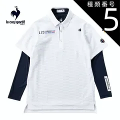 種類5：BK00(ブラック)/3L ルコックスポルティフ ゴルフ ストレッチフォーサー ロゴジャガード 半袖ポロシャツ ＆ Vネック 長袖インナーシャツ セット ウェア メンズ LG4FTZ01M S-3L 