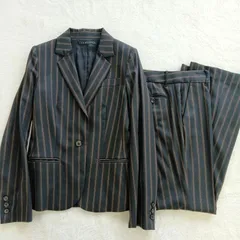 【美品】セオリー theory スーツ　セットアップ　パンツスーツ　ジャケット　Mサイズ　パンツ　XSサイズ　ブラック系　ビジネススーツ　ブランドスーツ　卒業式　卒園式　顔合わせ　七五三　会食　お食い初め　入学式　入園式　冠婚葬祭　セレモニー　ママスーツ
