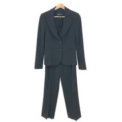 EMPORIO ARMANI エンポリオアルマーニ セットアップ サイズ:40 42 ジャケット×パンツ/スーツ/ストライプ    ブラック レディース / 240001170260