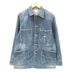 □□90s Lee ジャケット 91-J 38 古着 ダメージ有 復刻 デニムジャケット インディゴ