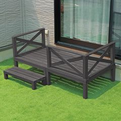 IKEA ウートレンガン ウッドデッキ 約20㎡分 美品 - メルカリ