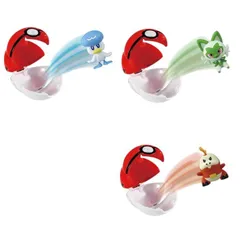 O ポケットモンスター モンコレ ポケデルゼ（クワッス・ホゲータ・ニャオハ）(モンスターボール) タカラトミー おもちゃ ゲーム 競争遊び 男の子 女の子 4歳 室内遊び ギフト プレゼント 誕生日 お祝い 贈り物 ブラックフライデー クリスマス