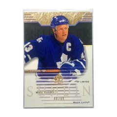 UPPER DECK NHLカード SP AUTHENTIC MATS SUNDIN MAPLE LEAFS /99 #82 送料無料 中古 IT2
