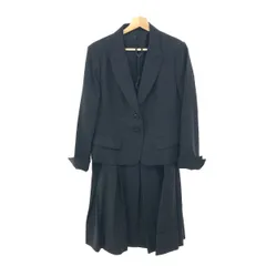 LEILIAN レリアン セットアップ 大きいサイズ:15号 ストライプ/ジャケット×スカート/スーツ    ブラック レディース / 240001168747