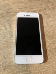 6551 iPhone 5 12.92GB シルバー/ホワイト 動作確認済み