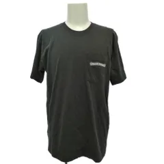 CHROME HEARTS クロムハーツ スクロールラベル 胸ポケット 半袖 カットソー･Tシャツトップス/RN97729/Ｌ/ブラック/翌日配送可【♂】【S】【メンズ】★■589088【中古】のサムネイル