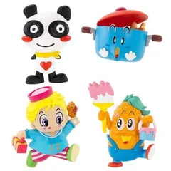 駄菓子キャラクター マスコット 第2弾 全4種セット 駄菓子 お菓子 かわいい キャラクター パッケージ フィギュア マスコット ガチャ おやつパンダ おやつカルパス コンポタくん コーンポタージュ ポッチくん ポテトフライ フライドチキン味 もろこし輪太郎