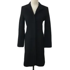 プロポーション ボディドレッシング PROPORTION BODY DRESSING コート シングル ロング ウール アンゴラ混 無地 長袖 2 黒 ブラック