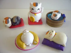 ♯Hwt28HC　夏目友人帳ニャンコ先生フィギュアコレクション5種