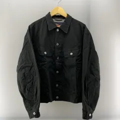 【中古】Karl Hermut 軍鶏 刺繍ジャケット(汚れあり) ブラック サイズL相当 カールヘルム[24]のサムネイル